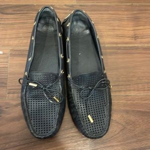 Navy loafers - Tory Burch leather